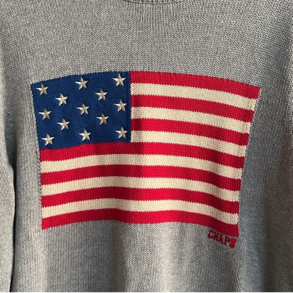 Vintage Ralph Lauren American Flag Sweater - Chaps - Picture 3 of 7